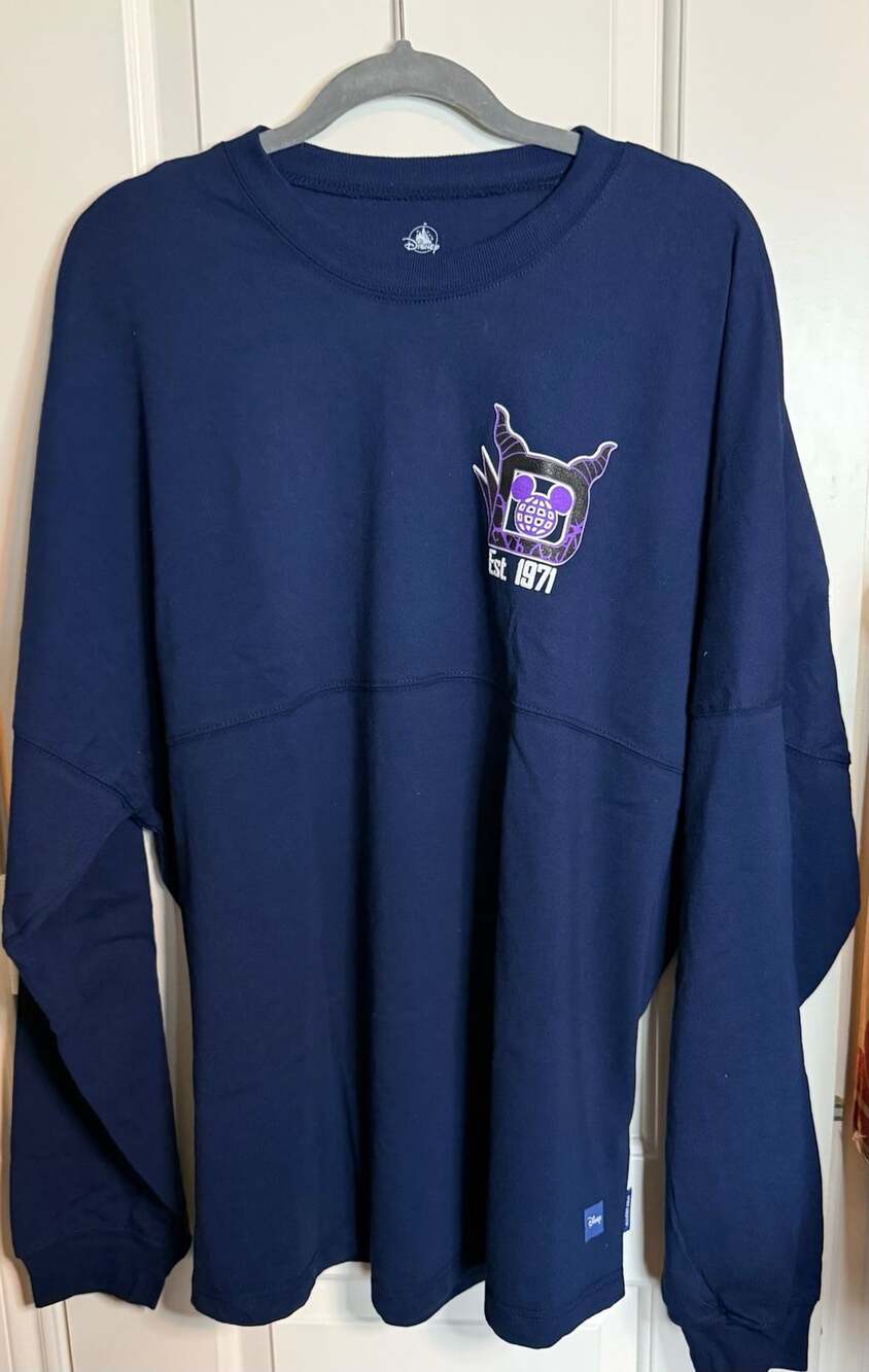 NWT Disney Parks Spirit Jersey Size US XXL Villains Glow in the Dark